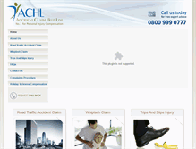 Tablet Screenshot of achl.co.uk